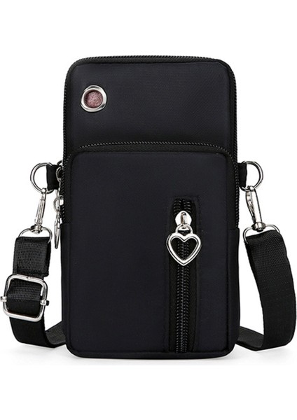 Oxford Bez Crossbody Çanta Telefonu Taşıyan Torba Küçük Omuz Çantası Bilek Çantası (Yurt Dışından)