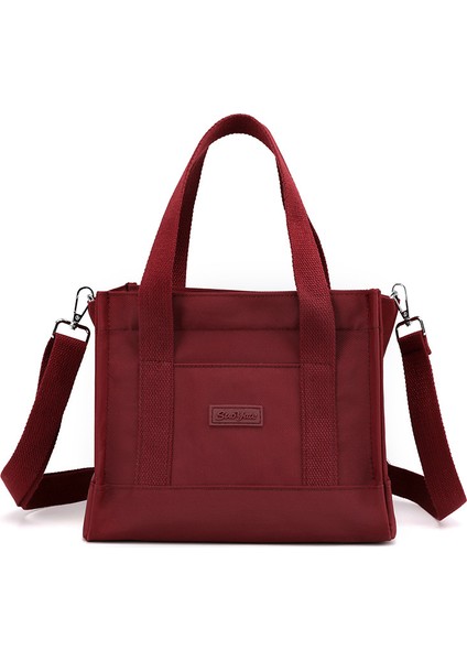 Büyük Kapasiteli Oxford Bez Crossbody Çanta Omuz Çantası Taşınabilir El Çantası (Yurt Dışından)