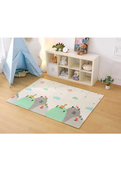 Funny Zoo Katlanabilir Çift Taraflı Oyun Matı Oyun Halısı 150 x 180 x 1 cm fiyatları