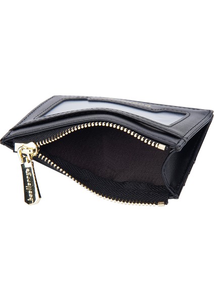 Cüzdan Kart Tutucu Torbası Zipper Cep Pu Deri Para Nakit Para Depolama Çantası (Yurt Dışından)