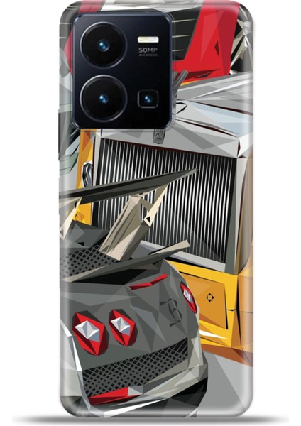 Vivo Y22S Kılıf Esnek Silikon Kamera Koruma 4K Desenli Özel Tasarım - Buggtrollsr8