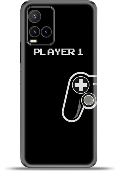 Vivo Y21S Kılıf Esnek Silikon Kamera Koruma 4K Desenli Özel Tasarım - Player1
