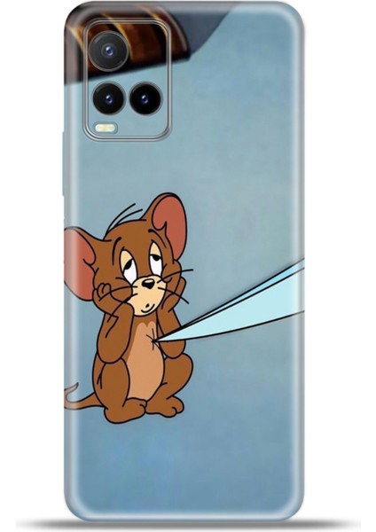 Vivo Y21S Kılıf Esnek Silikon Kamera Koruma 4K Desenli Özel Tasarım - Jerry