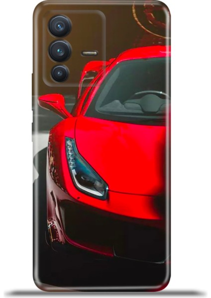 Vivo V23 5g Kılıf Esnek Silikon Kamera Koruma 4K Desenli Özel Tasarım - F488