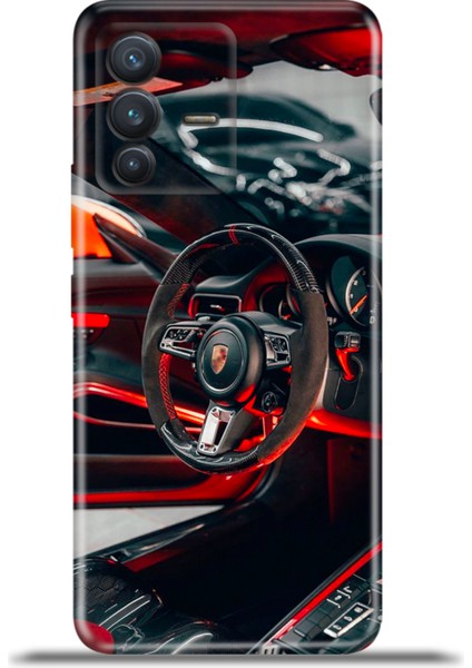 Vivo V23 5g Kılıf Esnek Silikon Kamera Koruma 4K Desenli Özel Tasarım - Gtcar