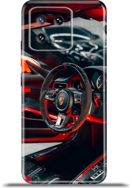 Xiaomi Mi 13 Kılıf Esnek Silikon Kamera Koruma 4K Desenli Özel Tasarım - Gtcar