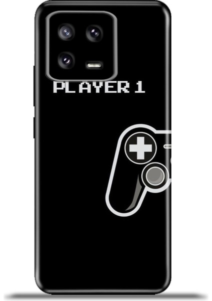 Xiaomi Mi 13 Kılıf Esnek Silikon Kamera Koruma 4K Desenli Özel Tasarım - Player1