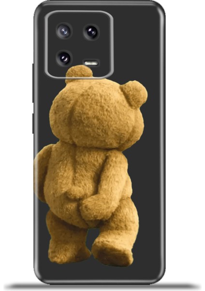 Xiaomi Mi 13 Kılıf Esnek Silikon Kamera Koruma 4K Desenli Özel Tasarım - Ted Funny