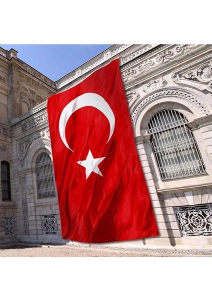 Türk Bayrağı 600 x 900 cm Mesh Raşel Kumaş