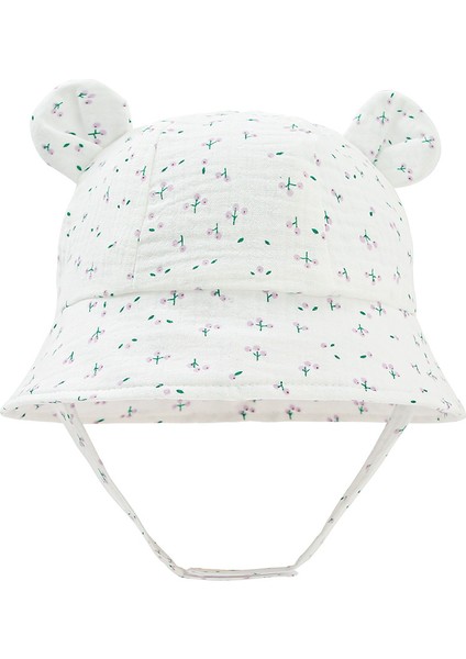 Bebek Pamuklu Düz Renk Güneşlik Şapka (Yurt Dışından)