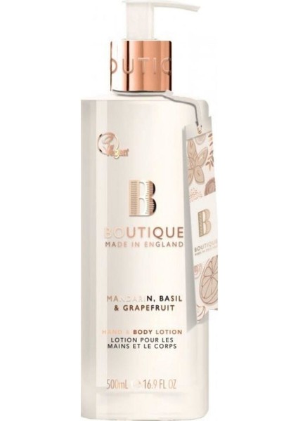Bl Mandarin, Basil & Grapefruit El ve Vücut Losyonu 500 ml
