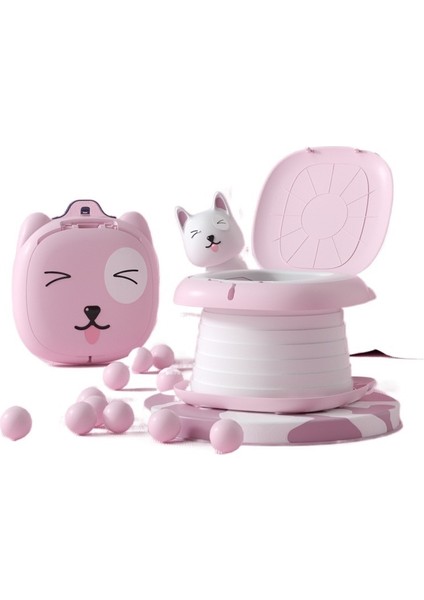 Taşınabilir Katlanabilir Çocuk Tuvaleti Bebek Lazımlık Pisuar Kalınlaşmış Yaratıcı Bebek Dışarı Çıkan Araba Tuvaleti (Yurt Dışından)