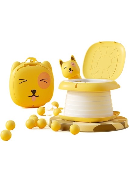 Taşınabilir Katlanabilir Çocuk Tuvaleti Bebek Lazımlık Pisuar Kalınlaşmış Yaratıcı Bebek Dışarı Çıkan Araba Tuvaleti (Yurt Dışından)