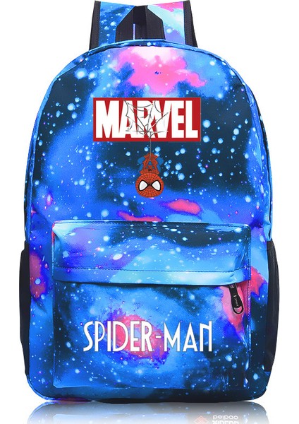 Örümcek Adam Marvel Aydınlık Okul Çantası Sırt Çantası Sırt Çantası (Yurt Dışından)