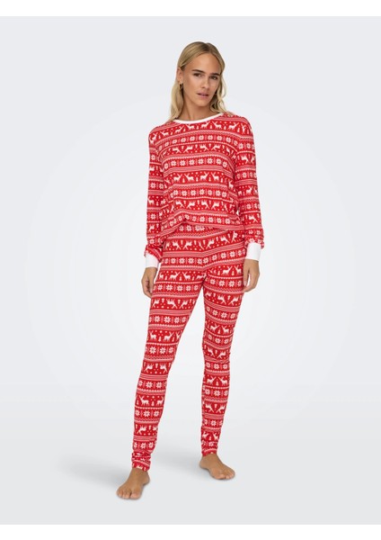 Kırmızı Kadın Pijama Takımı 15309334