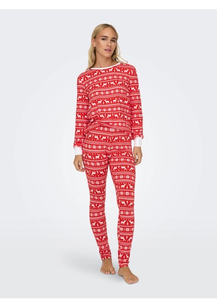 Kırmızı Kadın Pijama Takımı 15309334