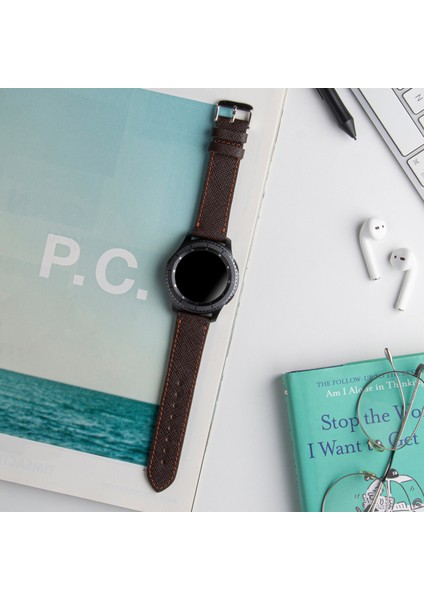 Samsung Galaxy Watch 4 - 5 - 6 Watch 6 Classic 40MM 43MM 44MM 47MM Watch 5 / Watch 5 Pro 40 44 45 Watch 4 40 42 44 46MM 20MM Deri Kordon fırsatları