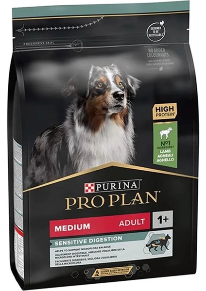 Pro Plan Medium Adult Kuzu Etli Orta Irk Yetişkin Köpek Maması 3kg