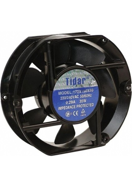 172X150X50 Yuvarlak Oval Fan (220 V Ac)