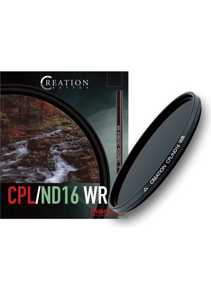 82 mm Creatıon CPL ND16 Wr Hibrid Nd Polarize Filtre