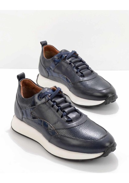 Lacivert Antik Leather Erkek Casual Ayakkabı E01798101441