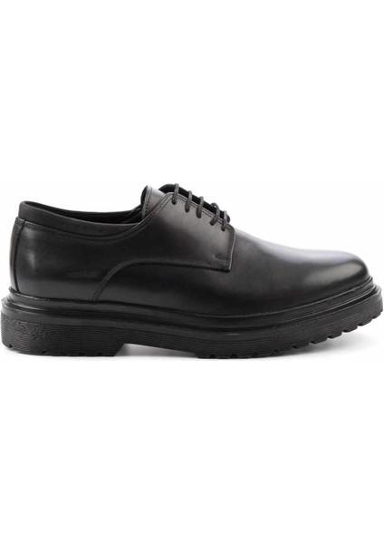 Siyah Leather Erkek Oxford Ayakkabı E01600272903