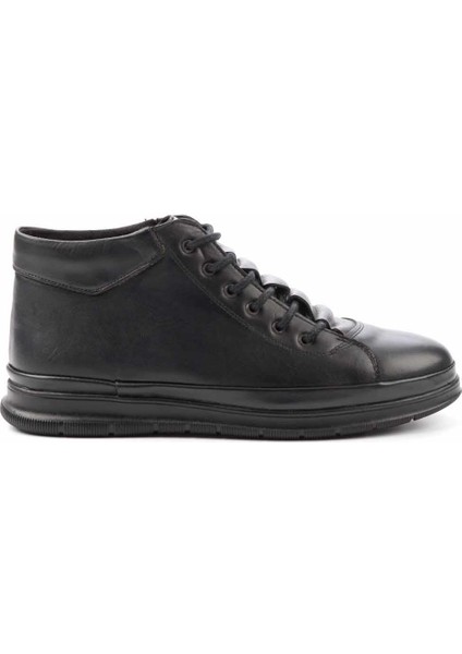 Siyah Leather Erkek Bot & Bootie E02795071503