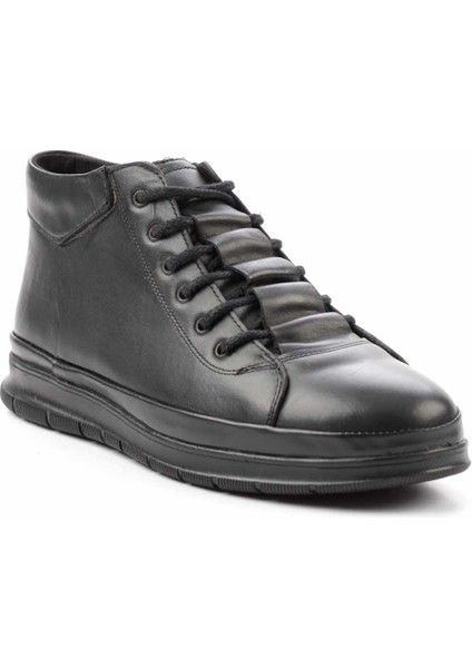 Siyah Leather Erkek Bot & Bootie E02795071503