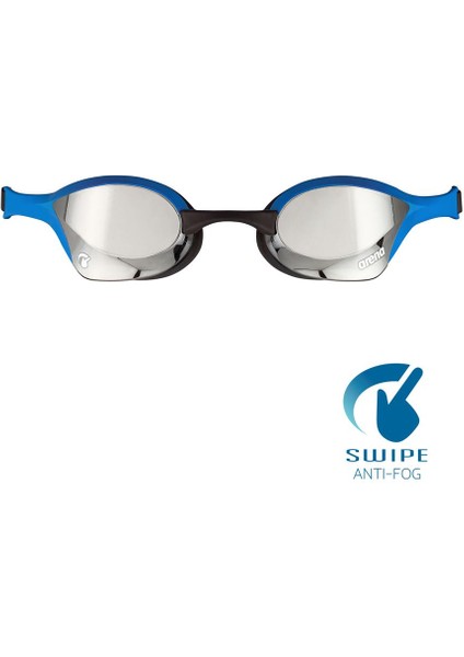Cobra Ultra Swipe Gümüş/mavi Aynalı Yüzücü Gözlüğü, Antrenman Gözlük