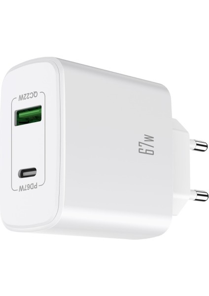 Ultra Turbo Pd Usb-C + Usb-A 67W Süper Hızlı Şarj Aleti