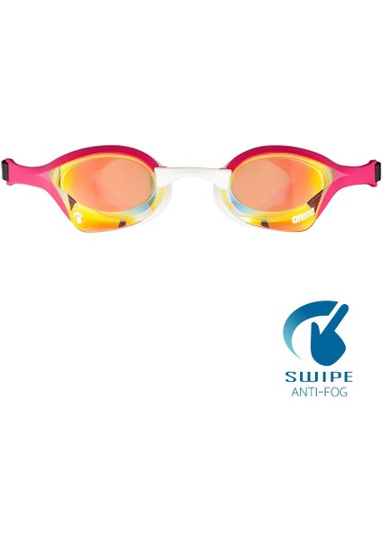 Cobra Ultra Swipe Sarı/pembe/bakır Aynalı Yüzücü Gözlüğü, Antrenman Gözlük