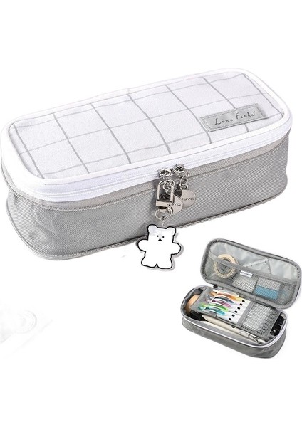 Kalem Çantası Genişletilebilir Çok Katmanlı Kırtasiye Kutusu (Yurt Dışından)