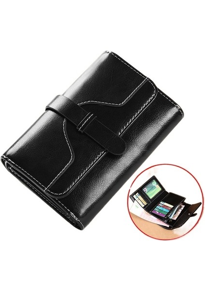 Yeni Bayan Deri Kısa Cüzdan (Yurt Dışından)