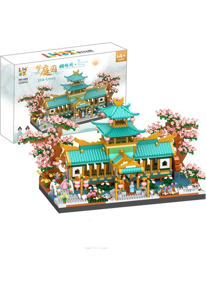 Jea·love Marriage Pavilion 12 Yaş ve Üzeri Yaratıcı Doğa Temalı Oyuncak Yapı Seti (2350PCS) (Yurt Dışından)