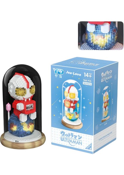 Jea·love Ultraman Mikro Parçacık Düzeneği Yapı Taşları (1168PCS) (Yurt Dışından)