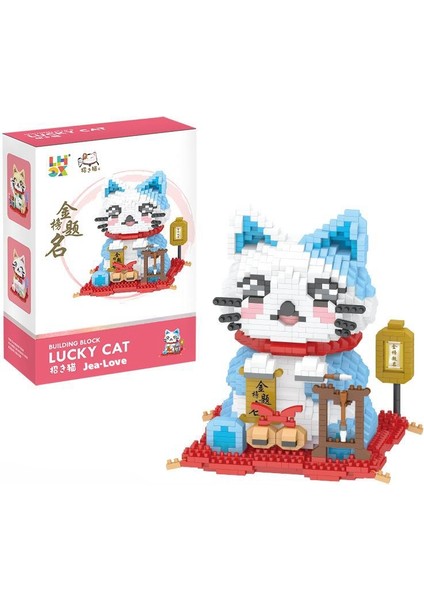 Jea·love Şanslı Kedi Mikro Parçacık Yapı Taşları (1860PCS) (Yurt Dışından)