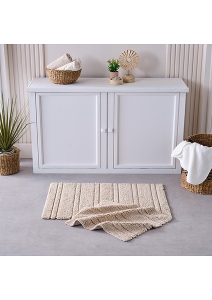 Doquhome Pera Banyo Paspası Vizon 60X100CM