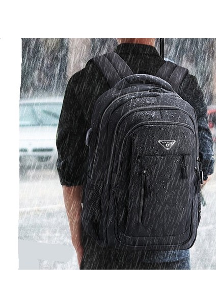 Su Geçirmez Omurga Koruyucu USB Arayüzü Iş Bilgisayarı Sırt Çantası Öğrenci Okul Çantası (Yurt Dışından) fiyatları