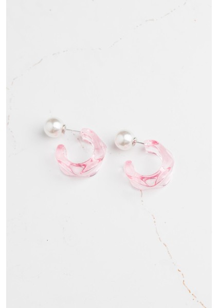 Inci Detaylı Beşgen Akrilik Küpe fiyatları