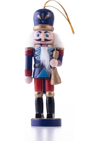 Yılbaşı süsü kurşun asker, 13 cm, Lacivert ve Mavi 1 adet