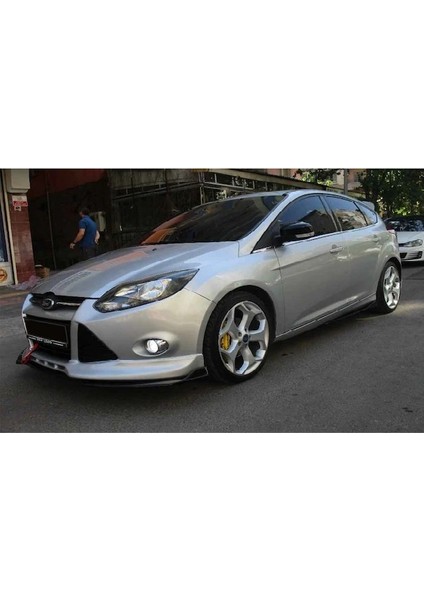 Ford Focus 3 - 3.5 Ön Tampon Eki Body Kit Lip Karlık Siyah