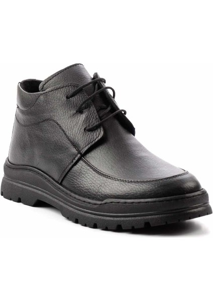 Siyah Leather Erkek Bot & Bootie E02951061003