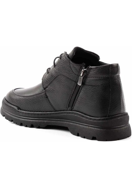 Siyah Leather Erkek Bot & Bootie E02951061003