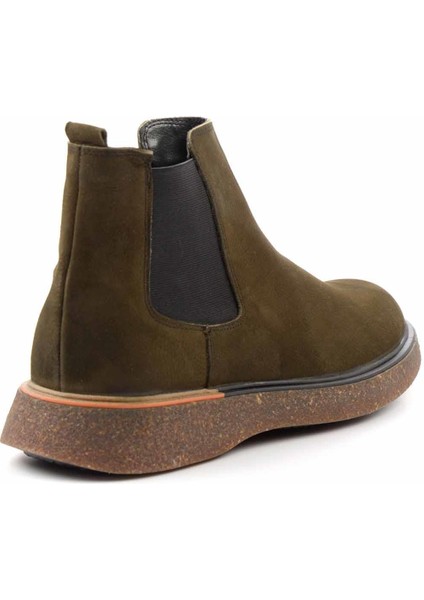 Yeşil Nubuk Leather Erkek Bot & Bootie E02556400001 fırsatları