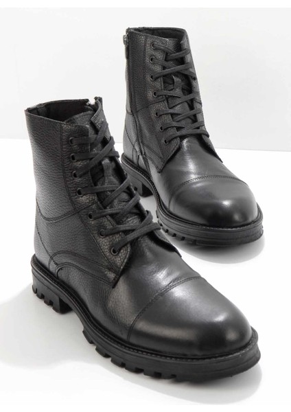 Siyah Siyah Floter Leather Erkek Bot & Bootie E02902950041 modelleri