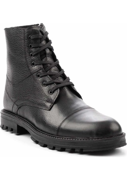 Siyah Siyah Floter Leather Erkek Bot & Bootie E02902950041 fırsatları