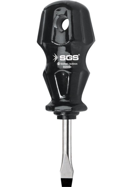 Topaç Tornavida 6*35 (Düz) (Black Series)