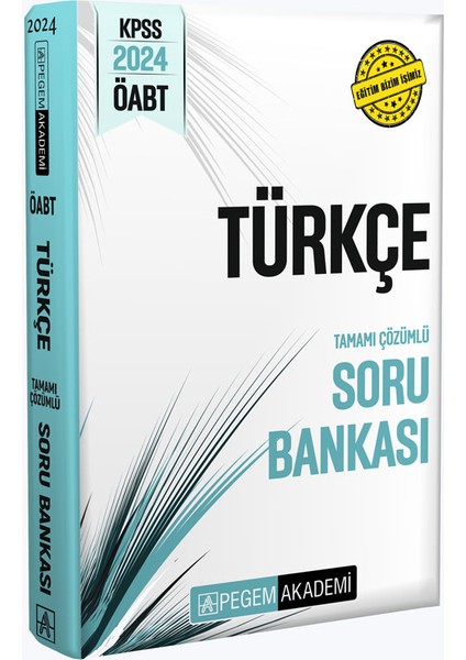 2024 KPSS ÖABT Türkçe Tamamı Çözümlü Soru Bankası