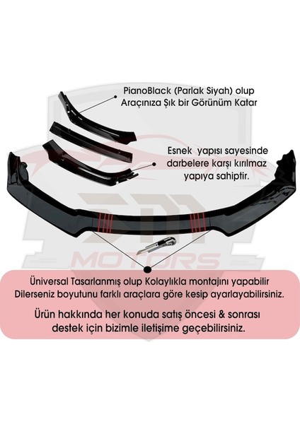 Hyundai Accent Yumurta Kasa Ön Tampon Eki Body Kit Karlık Lip Gri fiyatları