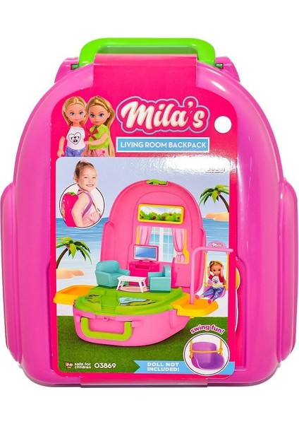 03869 Mila'nın Oturma Odası Set Sırt Çantası - Fen Toys